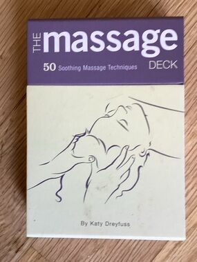 Chronicle Books Massage Deck (Purple & Cream)